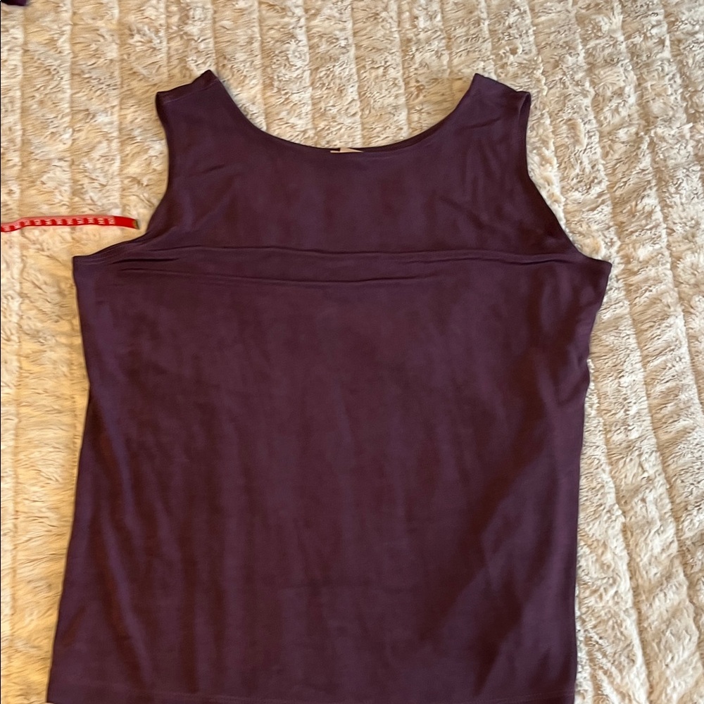Chico's Elegant Deep Purple Tank Top